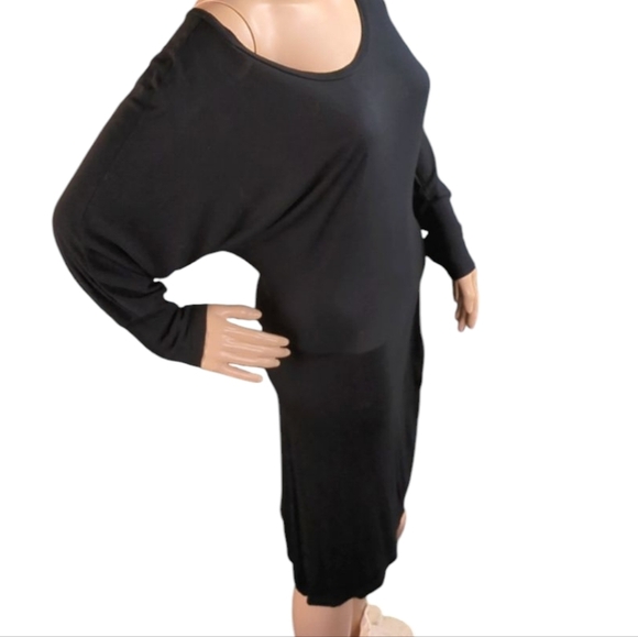 White House Black Market Off-Shoulder Ruched Side Rayon Dress - Picture 10 of 15